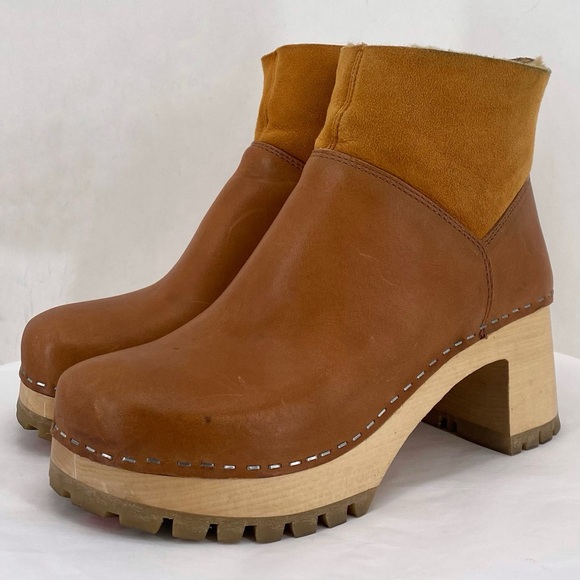 Swedish Hasbeens brown ankle boots - Picture 2 of 10